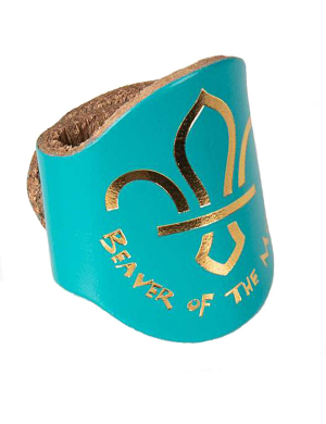 Beaver Scouts Leather Woggle - Beaver of The Month